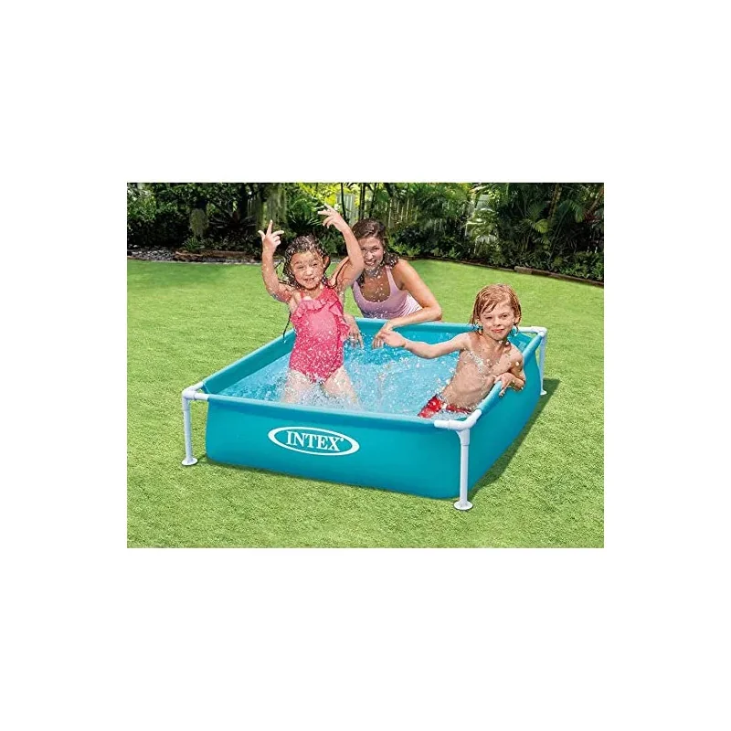 PISCINA MINI FRAME BLU 122X122X30 CM INTEX