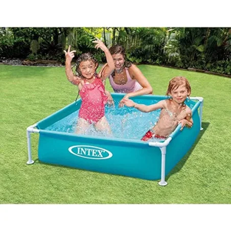 PISCINA MINI FRAME BLU 122X122X30 CM INTEX