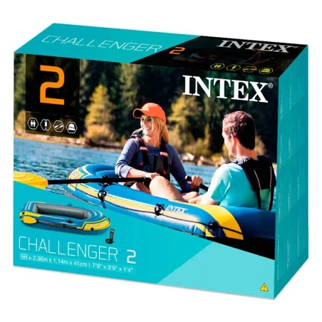 Canotto gonfiabile Intex Challenger per 2 persone 236x114x41 cm