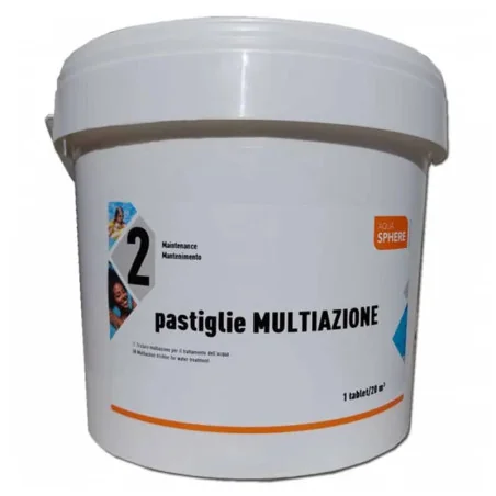 Pastiglie multiazione 200g 5 kg Aquasphere per igienizzazione e trattamento piscina