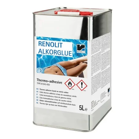 Colla termoadesiva RENOLIT ALKORGLUE per membrane PVC, essicazione rapida e resistenza all'acqua