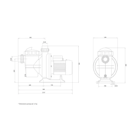 Pompa PRIME Monofase DFM 1/2 CV - 3/4 CV - BRAY GROUP