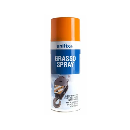 Grasso spray incolore Unifix 400ml per lubrificazione resistente a pressioni elevate, acqua e acidi