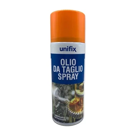 Olio da taglio spray Unifix 400ml per lubrificazione e raffreddamento in lavorazioni meccaniche