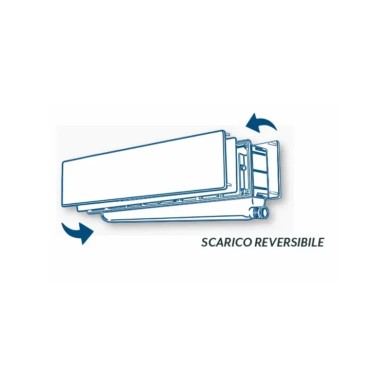 Installazione della cassetta incasso predisposizione clima in configurazioni orizzontali