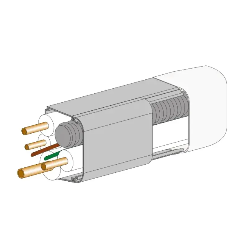 Tappo terminale canalina per cablaggi elettrici