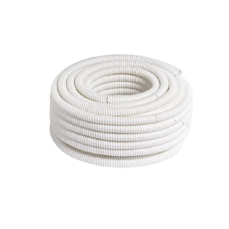 Rotolo tubo spiralato PVC 30 metri per impianti elettrici e climatizzazione