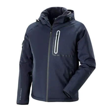 Giacca softshell imbottita Calgary blu per protezione dal freddo