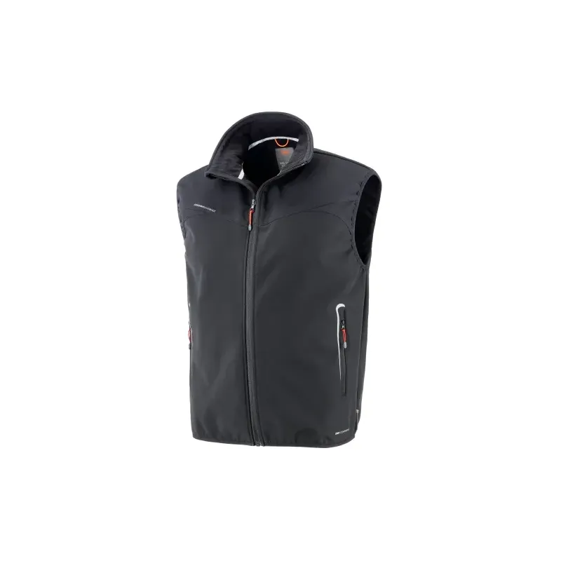 Gilet Softshell Jackson nero per lavoro e tempo libero