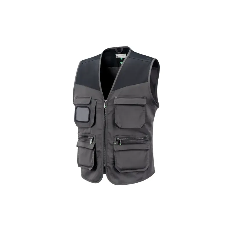 Gilet Multitasche Stretch Discovery – 65% Poliestere, 32% Cotone, 3% Elastan