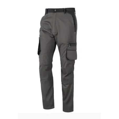 Pantalone multitasche Discovery bicolore stretch