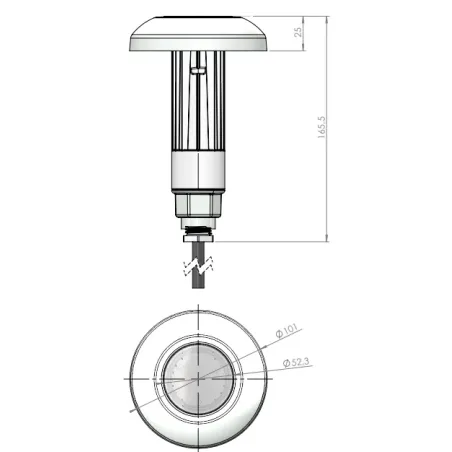 Faro LED per Piscine e Spa – Tecnologia IMD e Compatibilità LumiPlus