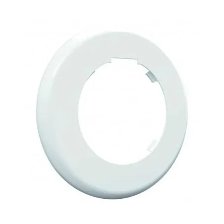 Flangia Faro Flexi-Niche Bianco Astralpool, compatibile con nicchie da Ø 180 a 230 mm per piscine.